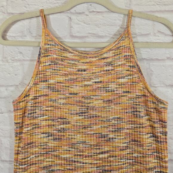 Y Maurices 24/7 Multicolor Space Dye Bodycon Midi Dress NWT Womens Size S Yellow - Picture 2 of 8